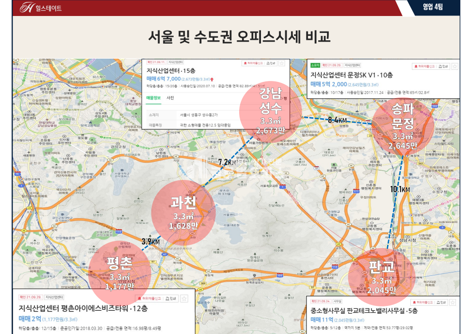 경기 과천시 별양동 과천청사역 오피스 전매 전용20평 (코너자리) 분양 매물번호 10154 사진 6