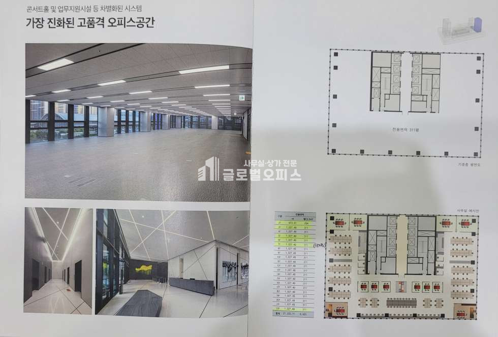 경기 광명시 일직동 광명역 유타워 1개층 전용 300평 월세 월세 매물번호 10289 사진 9